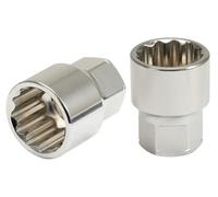 KS Tools Douille traversante Ring Stop 12 pans 14 mm GEARplus Chrome Vanadium satiné