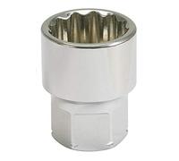 KS Tools 503.4988 - Douille traversante RING STOP® 12 pans - 18 mm - Gamme GEARplus® - En Chrome Vanadium - Finition satinée