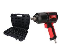 KS Tools 515.0065 douills et ensemble de douilles & 515.1200 Mini CLE A CHOC pneumatique 1/2