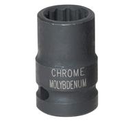 KS Tools Douille à chocs 515.0922 courte 12 pans 1/2'' 22 mm