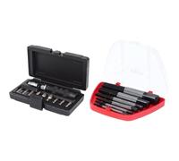 KS TOOLS 515.1003 Coffret de tournevis à frapper avec embouts, 11 pièces & Ks tools ensemble d'extracteurs de vis 6 pièces m3-m18 150.1330