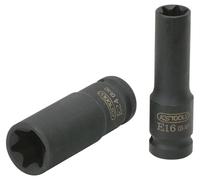 KS Tools 515.1058 - Douille longue à chocs TORX® 1/2" - E22 - En Chrome Molybdène - Uniquement pour utilisation à chocs