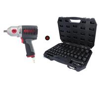 KS TOOLS - 515.1210-A3 hocs MONSTER 1/2″ 1690 Nm avec Coffret 41 Douilles à Chocs 1/2″ (9-30 mm)