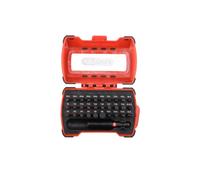 KS Tools 515.2301F Mini coffret d'embouts de vissage à chocs - embouts | Mini coffret d'embouts de vissage à chocs 1/4'' L.25 mm, 31 pièces, outillage professionnel, chrome vanadium