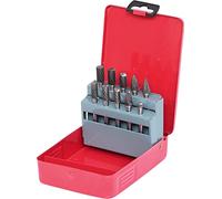 KS Tools 515.3210 Jeu de fraises HM 8-10 mm - - 10 pcs - Résistante aux | Jeu 10 de fraises HM diamètre 8-10mm x queue 6 mm