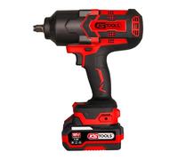 KS TOOLS 515.4715F hocs sans fil 1/2", 2 batteries 4Ah - 1600 Nm | Coffret hocs 1/2'' 18V, 1600 Nm, 2 batteries et chargeur, outillage professionnel, chrome vanadium