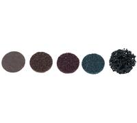 KS Tools 515.5075 Tampons abrasifs de rechange, Ø 26,7 mm, roue striée noire, lot de 10