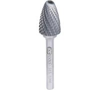 KS Tools 5153266 Fraise sur tige Carbure de tungstène Longueur 70 mm Dimension produit, Ø 6 mm