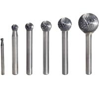 KS Tools 5153282 Fraise sur tige Carbure de tungstène Longueur 51 mm Dimension produit, Ø 6 mm