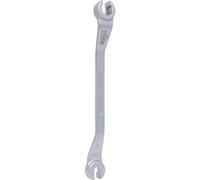 KS Tools 517.0270 Clé polygonale double ouverte CHROMEplus, coudée, 10 x 11 mm