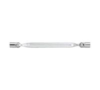 Ks Tools 517.0302 - Clé à douilles articulée - 10x11 mm - 12 pans - en Chrome Vanadium - Finition Satinée