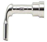 Ks Tools 517.0425 - Clé à pipe débouchée - 25 mm - 6 pans - Gamme Ultimate plus - En Chrome Vanadium - Finition Satinée