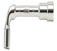 Ks Tools 517.0428 - Clé à pipe débouchée - 28 mm - 6 pans - Gamme Ultimate plus - En Chrome Vanadium - Finition Satinée