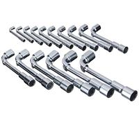KS TOOLS Jeu de clés à pipe 517.0441 – 16 clés débouchées métriques 6 pans en boîte