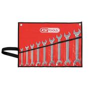 Ks Tools 517.1121 - Jeu de 9 Ks Tools - Clés à fourches métriques - en trousse - En Chrome Vanadium - Finition Mat