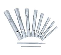 KS Tools 518.0900 CLASSIC Juego de llaves de tubo acoplables, 10 pzs | Jeu de 10 clés à tube, 6x7 - 20x22 mm