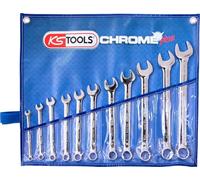 KS TOOLS 518.3000 Jeu de clés mixtes en pouce CHROMEplus 11 pièces