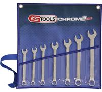 KS Tools 518.3020 Jeu de clés mixtes en pouce CHROMEplus, 7 pièces
