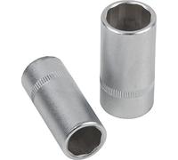 KS Tools 550.1172 - Douille pour valve basse pression, 15mm - Pour le Montage/Démontage de la valve d'expansion à 8 pans (R 134a) - En Chrome Vanadium - Finition chromée