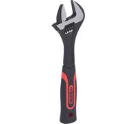 Ks Tools 577.0201 - Clé à molette à manche bi-matière - 8'' - L.200 mm - En chrome Vanadium - Tête brunie