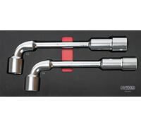 KS Tools 713.2012 - Module de clés à pipe débouchées - 6 pans - Pour servantes et établis - Empreinte des outils découpée au laser - Mousse imputrescible - 2 pièces