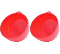 KS TOOLS 800.0156 - Bol magnétique - Pour préserver les vis et autres petites pièces - Ouverture en biais - 150mm - En matière plastique Rouge (Lot de 2)
