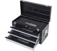 KS Tools 801.0003 Caja de herramientas de metal/3cajones/negra | Coffre à outils 3 tiroirs, 255x508x303mm