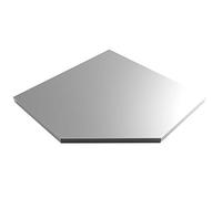 KS Tools 810.8161 - Plateau inox 2588x700x40mm - Pour l'aménagement d'établi - Se pose avec les panneaux muraux perforés