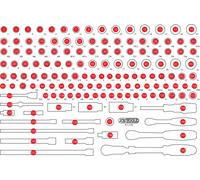 KS TOOLS 811.1142-97 Garniture en mousse pour boîte d'assortiment