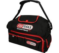 KS TOOLS 850.0325 - Sac à Bandoulière Vide au Grand Format de la Gamme Smartbag XL - Soute Rigide et Poignée Renforcée - Nombreuses Poches, 2 Boites de Rangement - Tissu Ultra Résistant Rouge