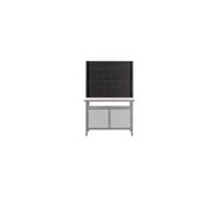 KS Tools 865.0008 - Plateau mural pré-percé pour fixation de crochets et accessoires - Pour le rangement d'outils supplémentaires - Pour un rangement clair - En tôle d'acier