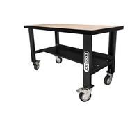 KS TOOLS - 865.0155F - Etabli atelier garage - Etabli mobile L.1,50 m - Etabli mobile avec roues - Charge admise 500 kg en mouvement et 700 kg en statique