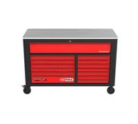 KS TOOLS PERFORMANCEplus P45 NOIR/ROUGE Servante d'atelier 14 tiroirs - 873.7014
