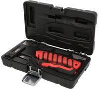 KS TOOLS 907.2200 Jeu de grattoirs et cutters - 27 pcs Rouge/Noir