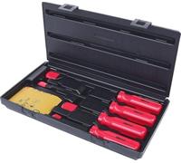 KS TOOLS 907.2230 Coffret de couteaux pour joints 4 Pièces Rouge/Noir