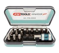 KS Tools 910.2055 Lot de 18mèches en inox 6,4mm