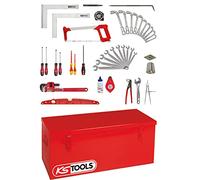 KS Tools 911.0042 - Caisse à outils moteur chaudronnier - Coffre de chantier sans plateau inclus - Equipée de 42 outils