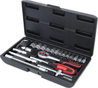 KS Tools 911.0625 Coffret de douilles F6 1/4'' CHROMEmat 25 pièces