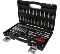 KS Tools 911.0653 Coffret de douilles F6 1/4'' CHROMEmat 53 pièces