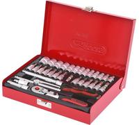 KS Tools 911.0833 Coffret métallique de douilles F6 1/4" CHROMEmat 33 pièces