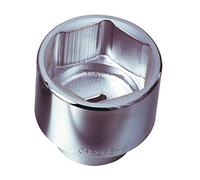 KS Tools 911.1046 - Douille 6 pans - 1'' - 46 mm - Version courte - En Chrome Vanadium - Finition satinée