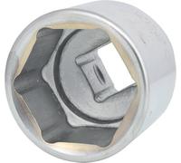 KS Tools 911.1054 - Douille 6 pans - 1'' - 54 mm - Version courte - En Chrome Vanadium - Finition satinée