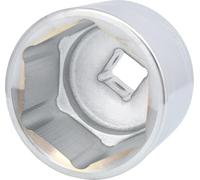 KS Tools 911.1077 - Douille 6 pans - 1'' - 77 mm - Version courte - En Chrome Vanadium - Finition satinée