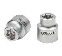 KS Tools 911.1288 - Douille 1/2" TORX-E extra courte - Pour Mercedes - En Chrome Vanadium - Finition satinée