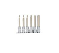KS Tools Jeu de douilles 1/2" six pans creux longues 6 pièces 5/6/7/8/10/12 mm – 911.1336