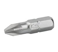 KS Tools 911.2222 Embout de vissage KS POZIDRIV N°2, L.25 mm - unité | Embout de vissage 1/4'' POZIDRIV, 25mm, PZ2