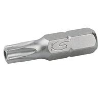 KS Tools 911.2280 - Boîte de 5 Embouts de Vissage TORX® percé, L.25 mm - 1/4'' - T9 - En Acier Spécial