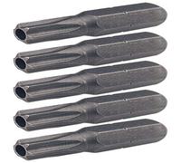 KS Tools 911.2292 - Boîte de 5 Embouts de Vissage TORX® percé, L.25 mm - 1/4'' - T25 - En Acier Spécial