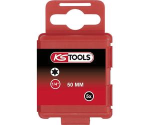 KS Tools 911.2735 9112735 Embout Torx T 25 Acier spécial nickelé E 6.3 5 pc(s)