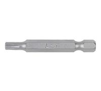 KS Tools 911.2777 - Boîte de 5 Embouts de Vissage TORX® percé, L.50 mm - 1/4'' - T9 - En Acier Spécial